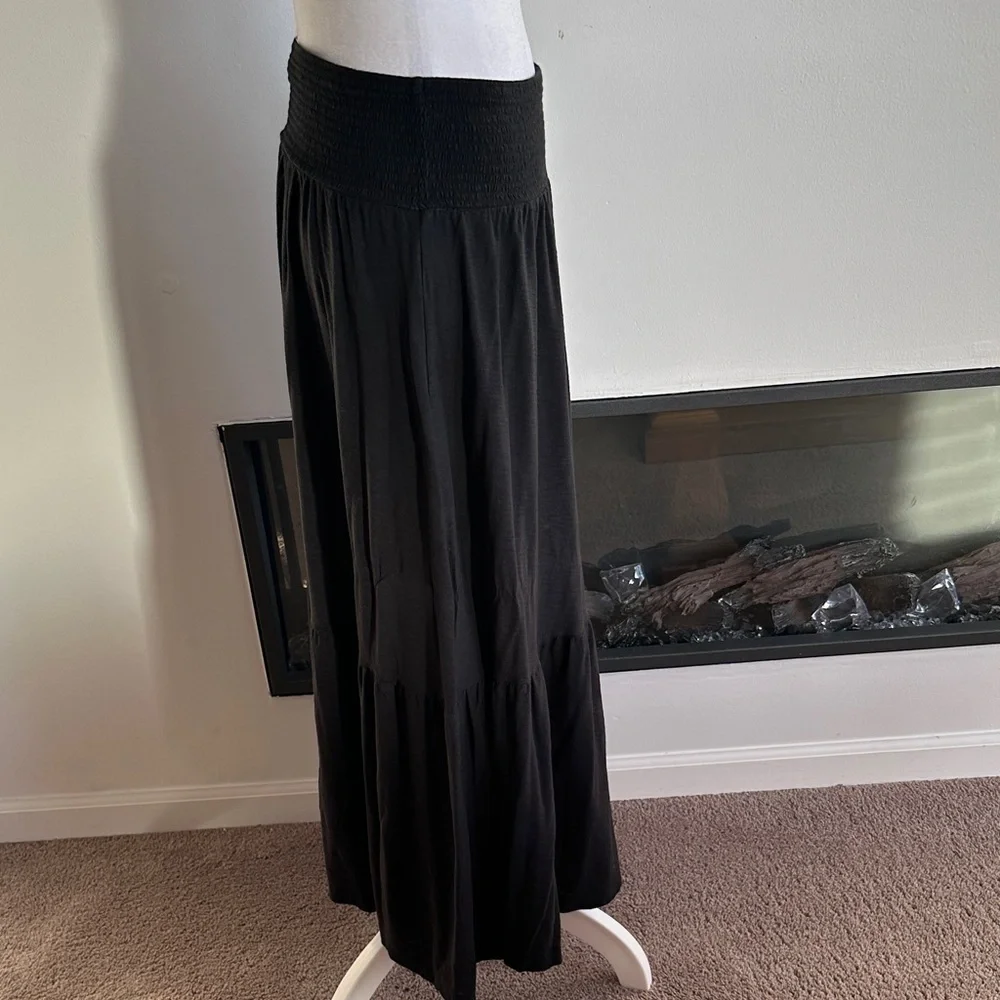 Nation LTD Black Maxi Skirt 100% Pima cotton